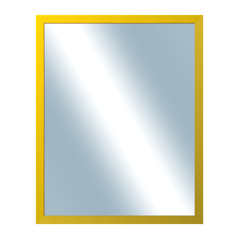 DANTIK Zrkadlo 40x50 PASTELKA žlutá rovná