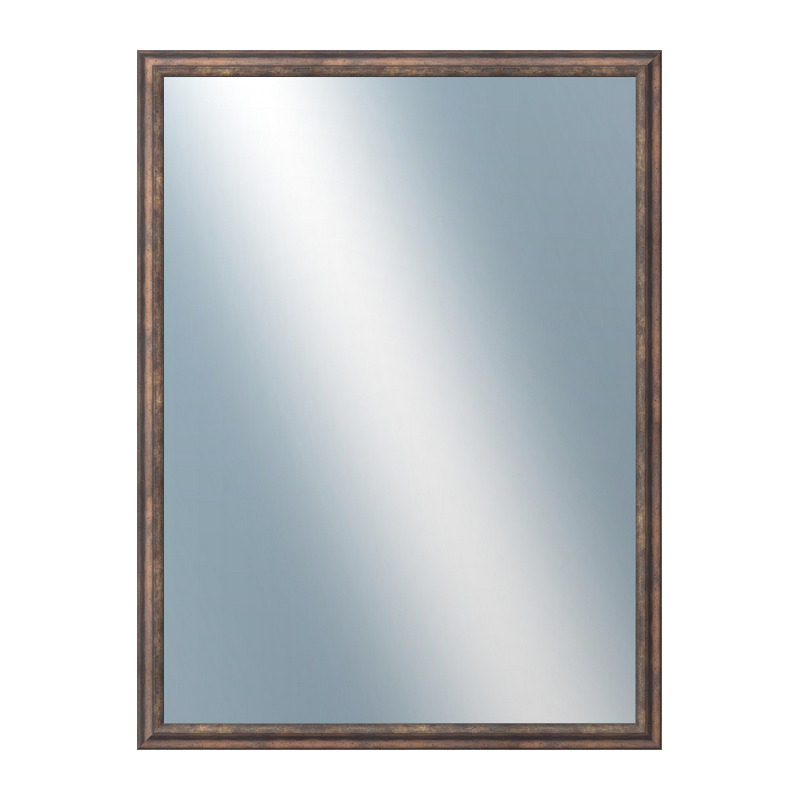 DANTIK - Zrkadlo v rámu, rozmer s rámom 60x80 cm z lišty TRITON meď antik (2141)