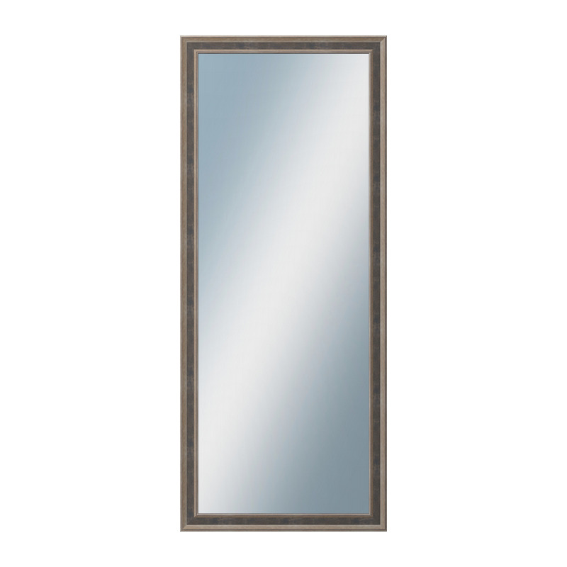 DANTIK Zrkadlo 50x120 TOOTH malá stříbrno černá