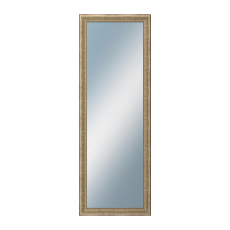 DANTIK Zrkadlo 50x140 KŘÍDLO malé zlaté patina