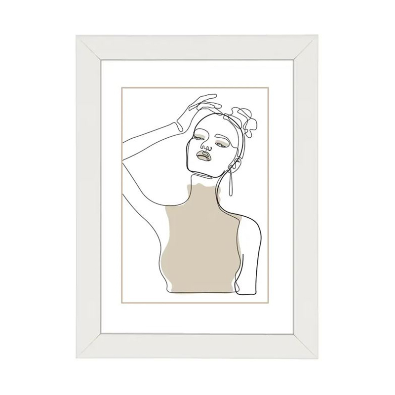 Hama rámeček dřevěný KOPENHAGEN, bílá, 60x80 cm