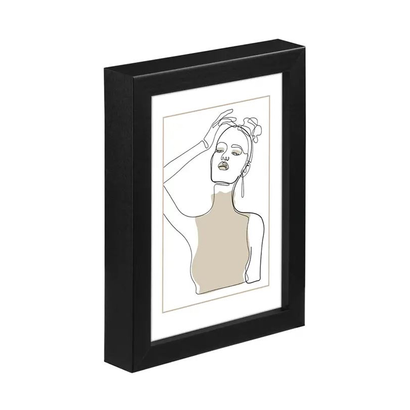 Hama rámeček dřevěný KOPENHAGEN, černá, 60x80 cm