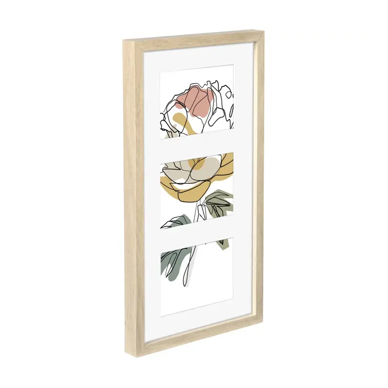 Hama rámeček dřevěný Galerie KOPENHAGEN, dub, 25x55 cm/3x 13x18 cm
