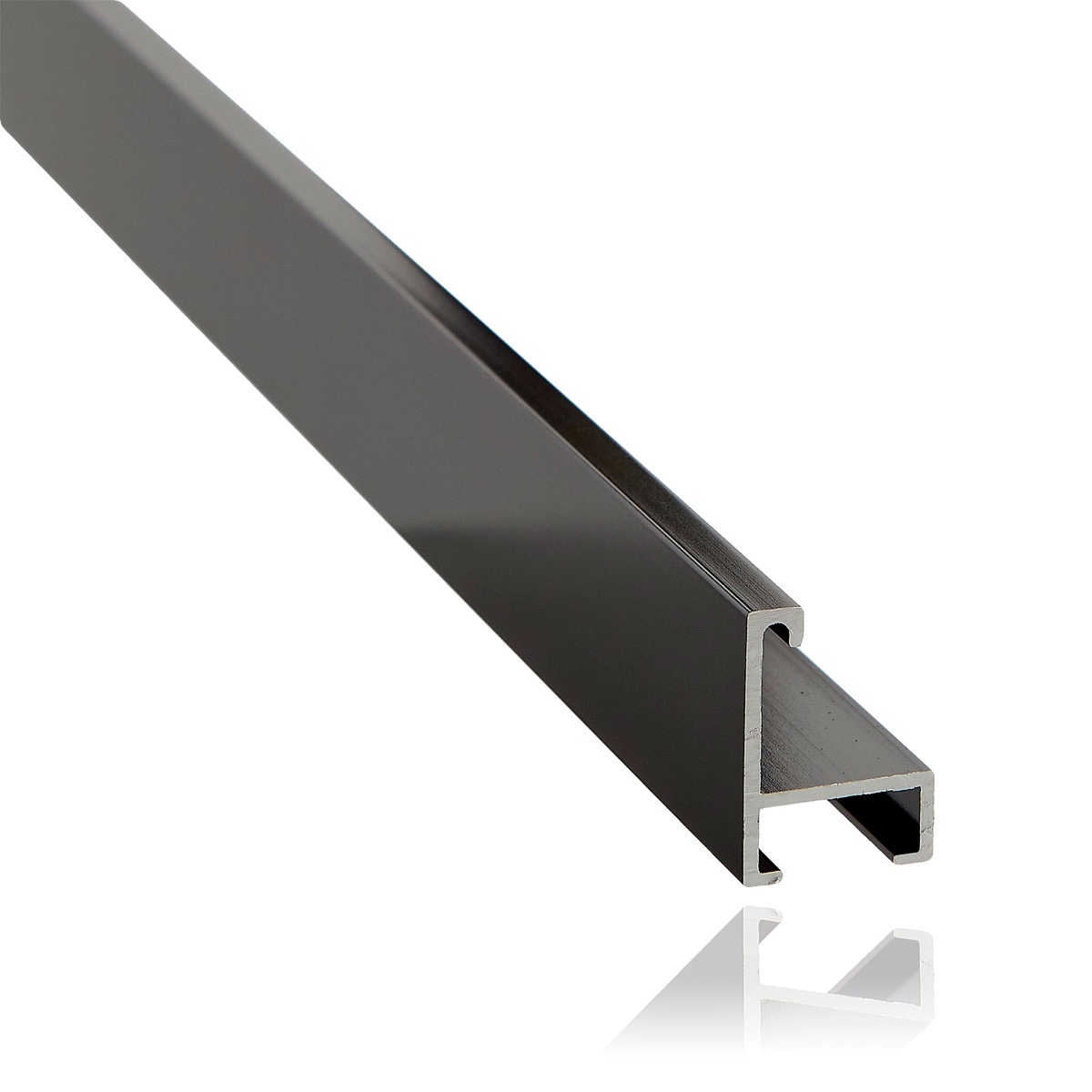 6030066 | Hliníkový profil 30 | čierna lesklá