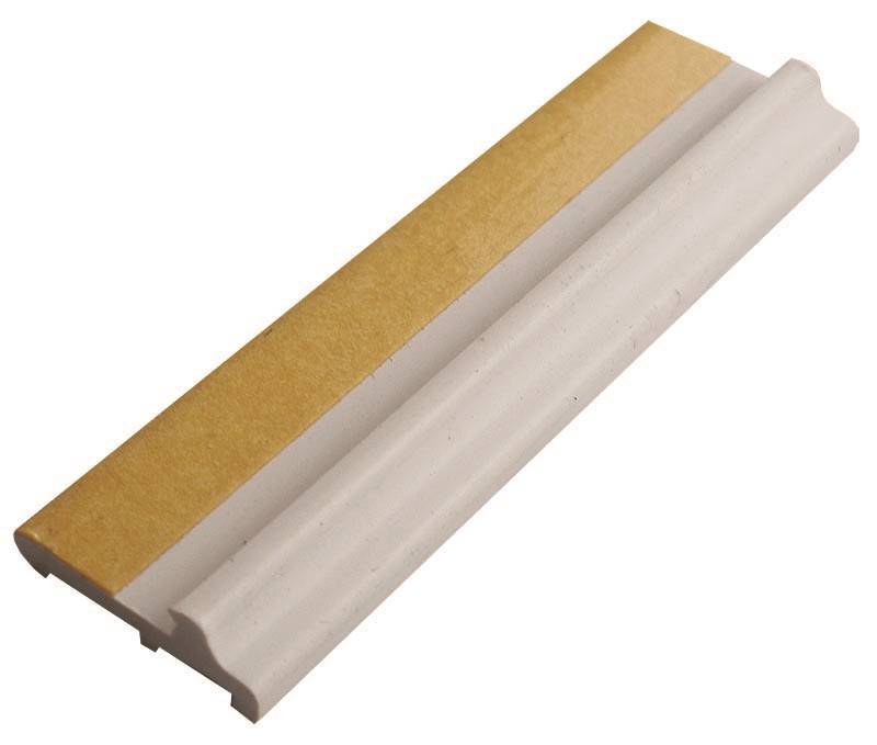 V52 | Vložka do pasparty Bílá profilovaná (0.4x1.4cm tl. 0mm)