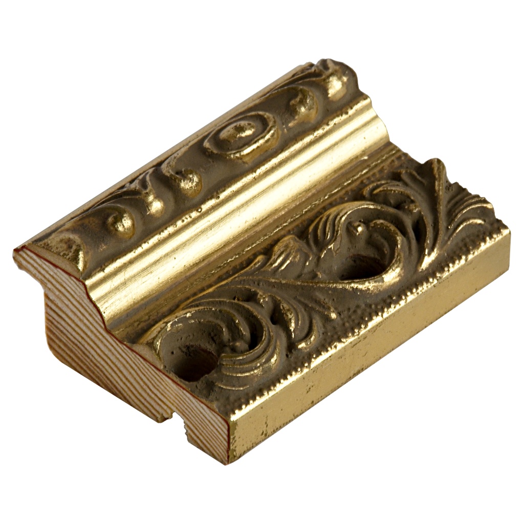 Rámová lišta DANTIK - 3160 | ROKOKO malá zlatá