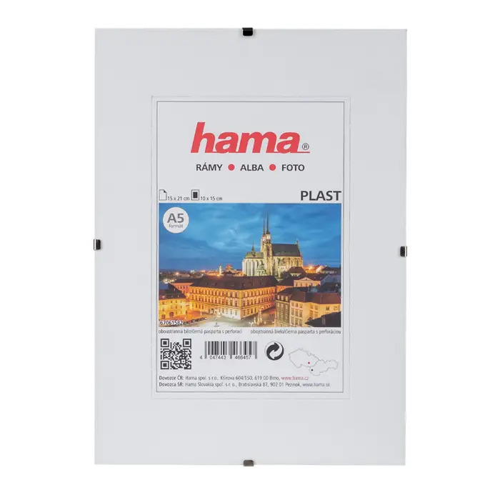 40x50 | Hama Euroklip clip-Fix, průhledný plast