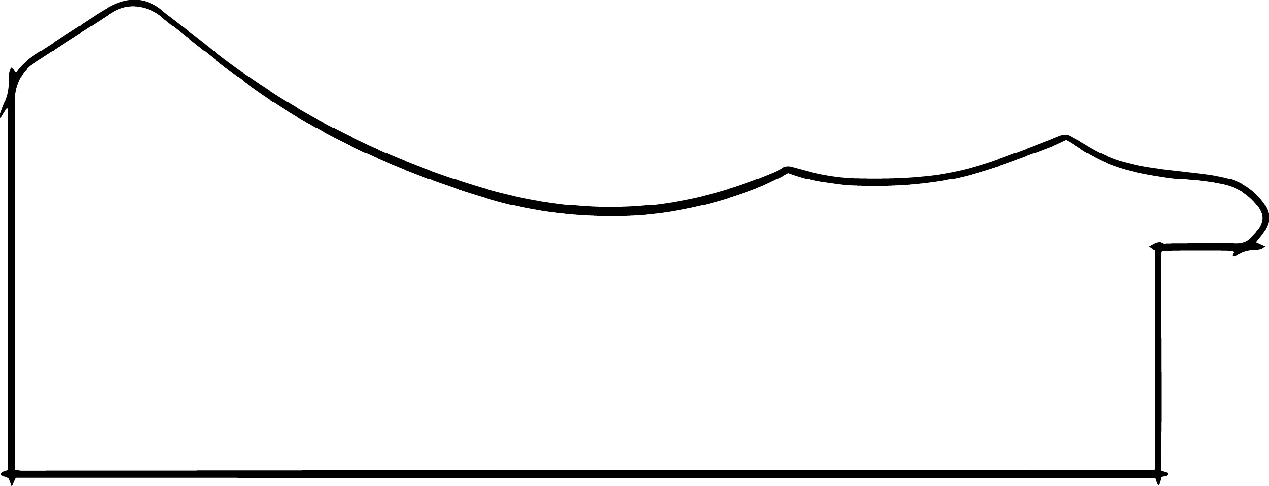 Rámová lišta DANTIK - 2639 | GREECE bílá