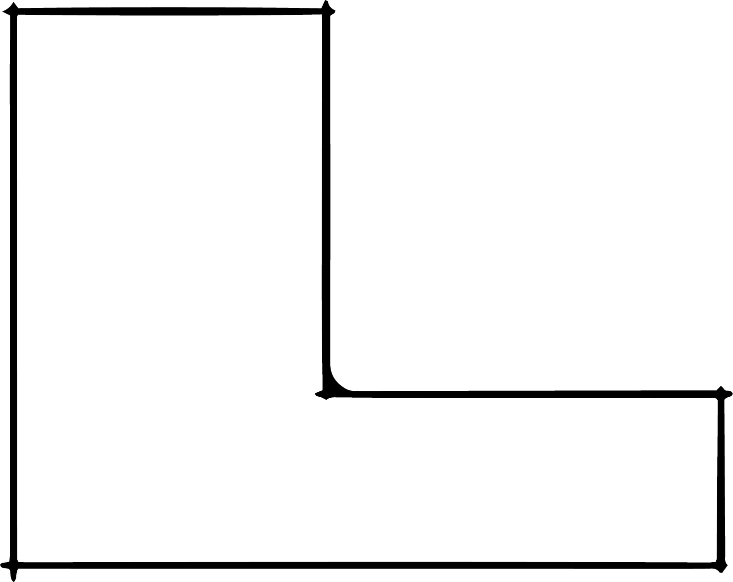 Rámová lišta DANTIK - 2876 | L černé tlusté AG hrana