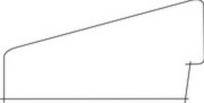 1623 | VYRADENÉ - Bologna kosá stříbrná (3m)