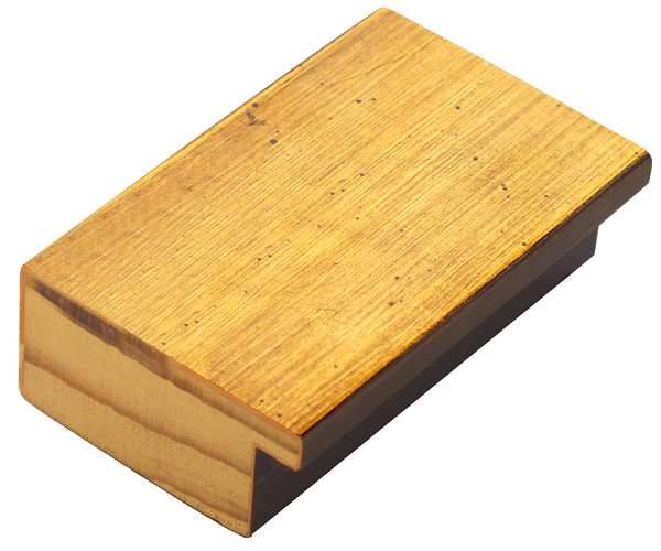 Rámová lišta DANTIK - 2693 | FLAT zlatá 42 mm ručně h.