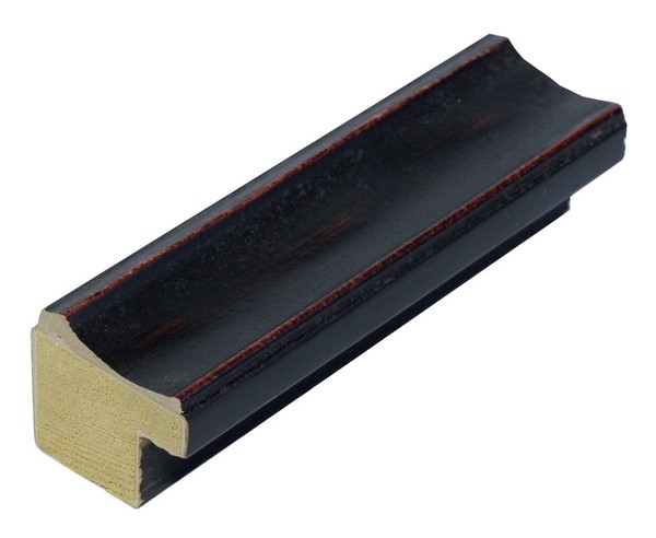 Rámová lišta DANTIK - 2910 | BEAUTY černá