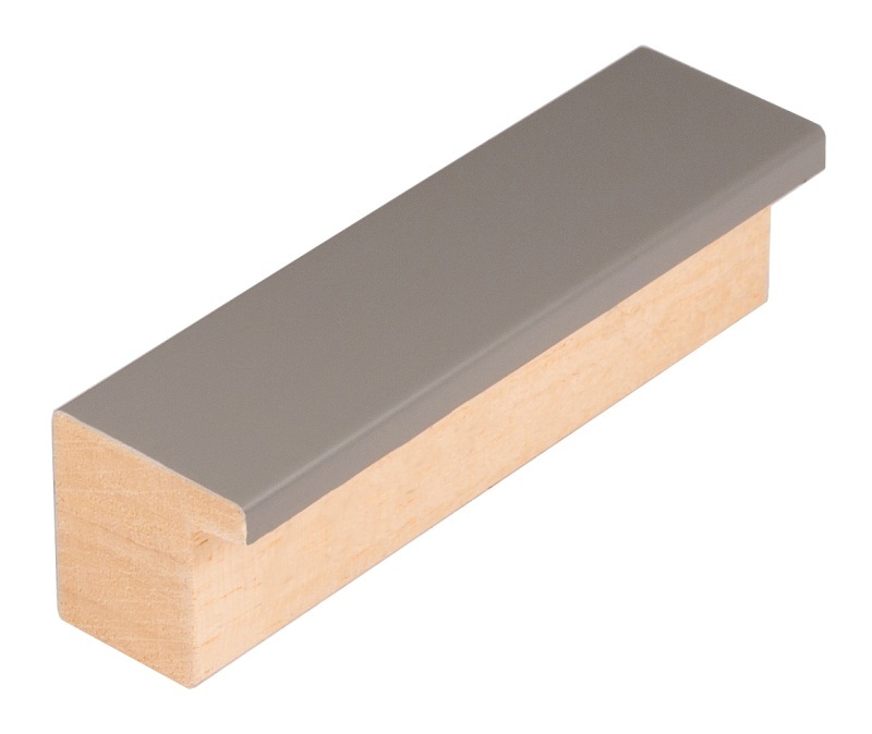 Rámová lišta DANTIK - 2966 | PASTELKA šedá rovná