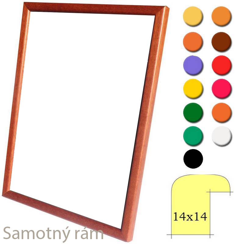 47,1x68,1 | Rám kostička prírodná + záda bez skla