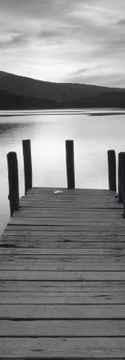 33x95 | Sunset with Wooden Jetty ( Granville Harris )