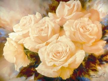 92x72 | Champagne Roses ( Levashov Igor )