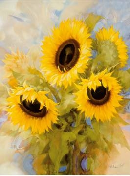 60x80 | Sunflowers dream ( Levashov Igor )