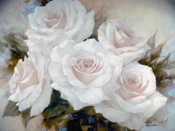 80x60 | White Roses III ( Levashov Igor )