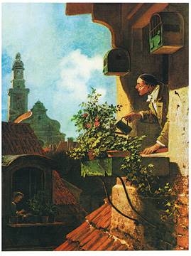 31x41 | Im Dachstübchen ( Spitzweg Carl )