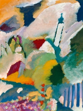 60x80 | Kirche in Murnau ( Kandinsky Wassily )