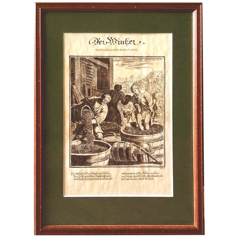 Vinaři | 28,5x38cm (Zarámovaný obraz)