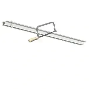 Závěsný systém na obrazy - Top Rail Lišta bílá (nařezaná na rozměr)