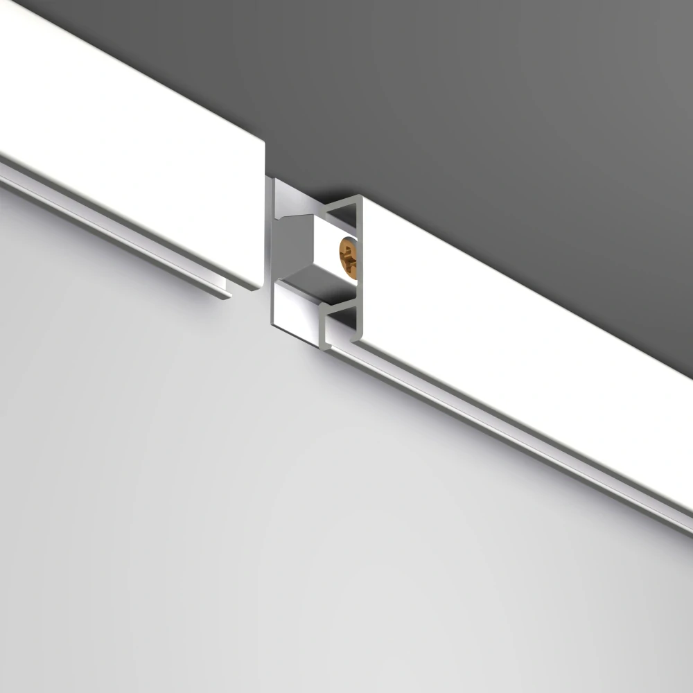 Závěsný systém na obrazy - SET Click Rail bílá přetíratelná 2x150cm