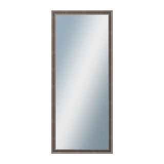 DANTIK Zrkadlo 60x140 TOOTH malá stříbrno černá