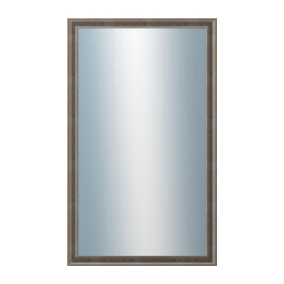 DANTIK Zrkadlo 60x100 TOOTH malá stříbrno černá