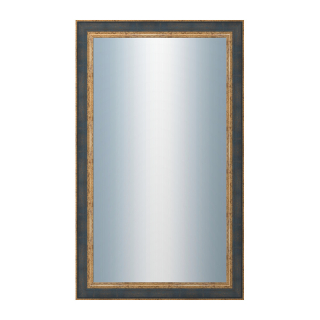 DANTIK Zrkadlo 60x100 ZVRATNÁ modrozlatá plast