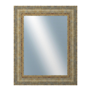 DANTIK Zrkadlo 40x50 ZVRATNÁ bílozlatá plast