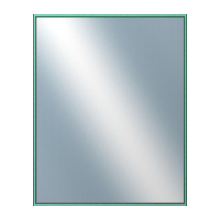 DANTIK Zrkadlo 40x50 | Hliníkový profil 02 | zelená m.
