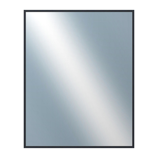DANTIK Zrkadlo 40x50 Profil 01 | černá matná