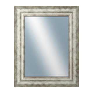 DANTIK Zrkadlo 40x50 TRITON široký stříbrný