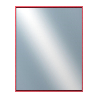 DANTIK Zrkadlo 40x50 | Hliníkový profil 02 | červená m.