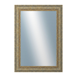 DANTIK Zrkadlo 50x70 ZVRATNÁ bílozlatá plast