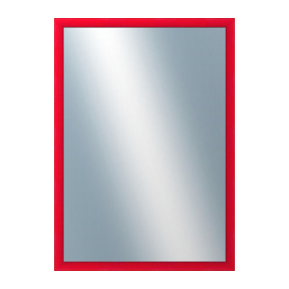 DANTIK Zrkadlo 50x70 BOX červená mořená