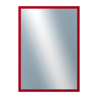 DANTIK Zrkadlo 50x70 PERLA červená lesklá vysoká