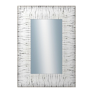 DANTIK Zrkadlo 50x70 SAUDEK bílá černé čáry