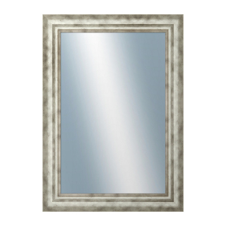 DANTIK Zrkadlo 50x70 TRITON široký stříbrný