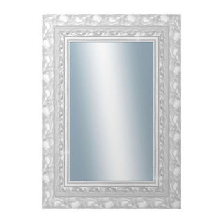 DANTIK Zrkadlo 50x70 ROKOKO stříbrná házená