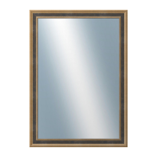DANTIK Zrkadlo 50x70 TOOTH malá zlato černá