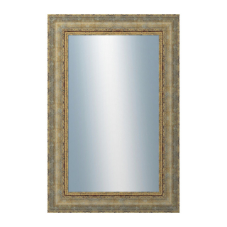 DANTIK Zrkadlo 40x60 ZVRATNÁ bílozlatá plast