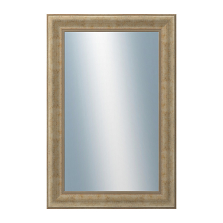 DANTIK Zrkadlo 40x60 KŘÍDLO malé zlaté patina