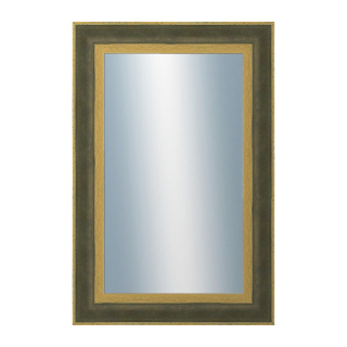 DANTIK Zrkadlo 40x60 ZVRATNÁ zelenozlatá plast