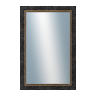 DANTIK Zrkadlo 40x60 CARRARA hnědočerná