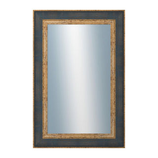 DANTIK Zrkadlo 40x60 ZVRATNÁ modrozlatá plast