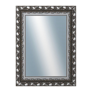 DANTIK Zrkadlo 60x80 ROKOKO grafitová