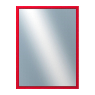 DANTIK Zrkadlo 60x80 BOX červená mořená