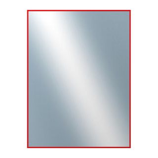 DANTIK Zrkadlo 60x80 Profil 01 | červená